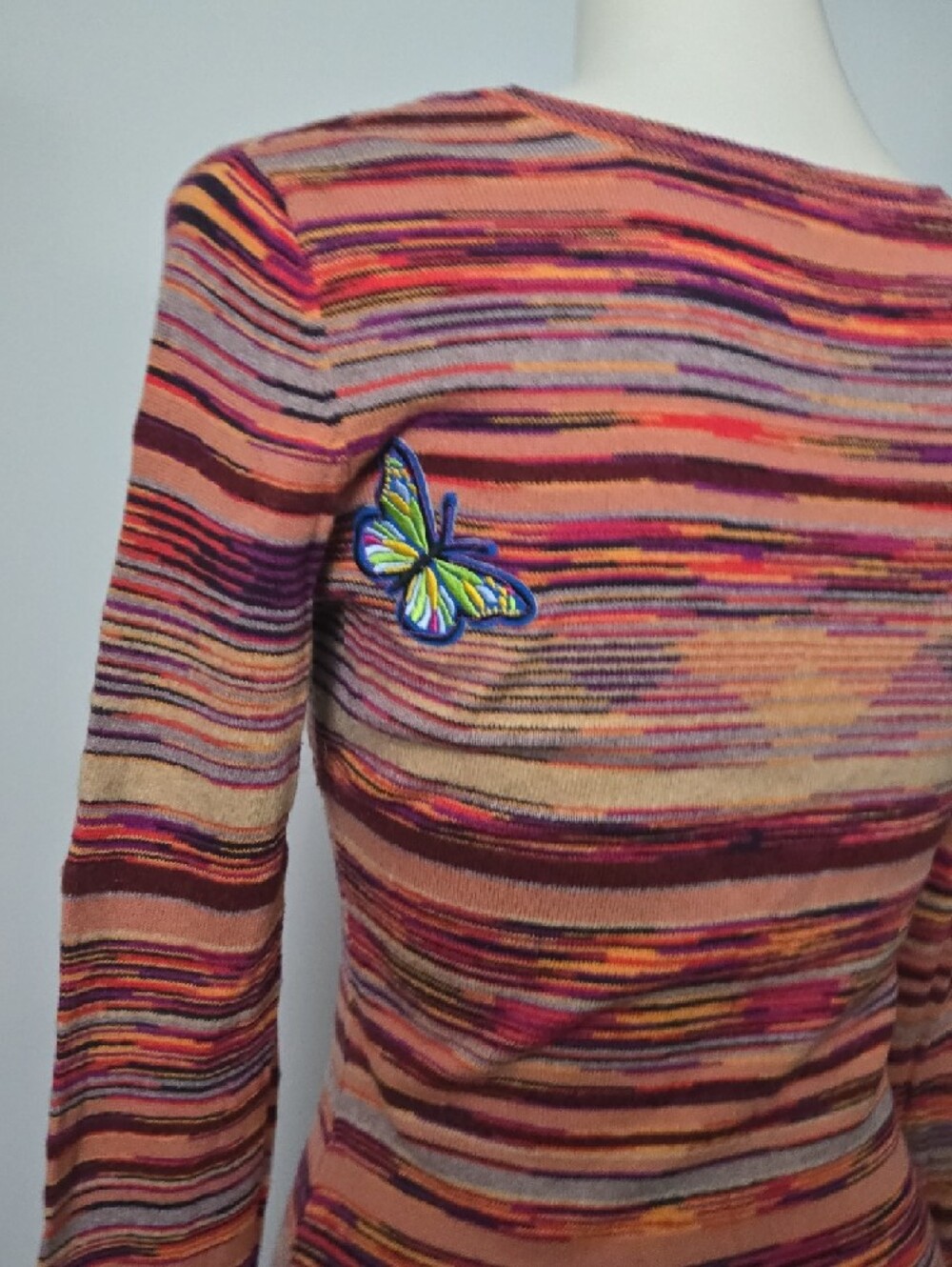 Refashioned Boho Bodycon Maxidress (M) - Picture 6 of 12